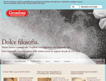 Tablet Screenshot of biscottificiogrondona.com